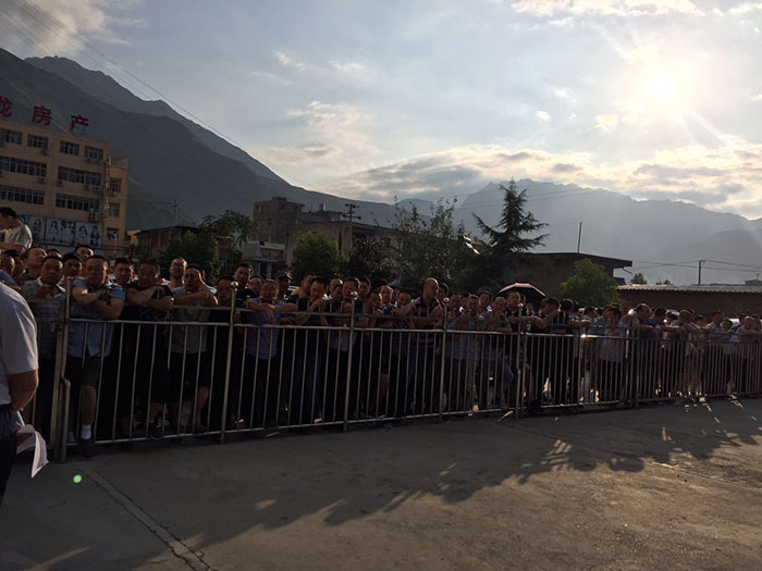 2017年8月份高技工、中技工的考試現(xiàn)場